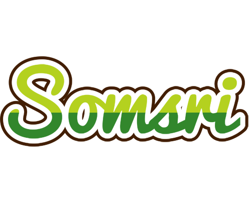 Somsri golfing logo