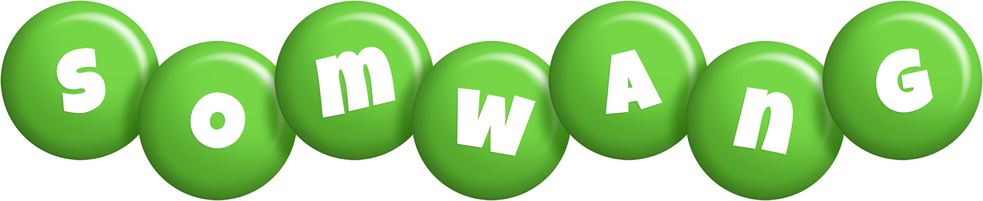 Somwang candy-green logo