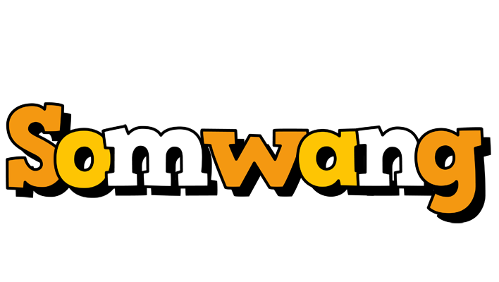 Somwang cartoon logo