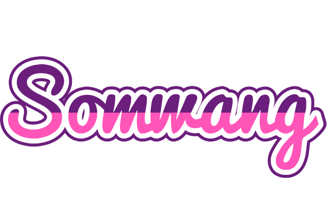 Somwang cheerful logo