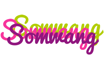 Somwang flowers logo