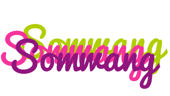 Somwang flowers logo