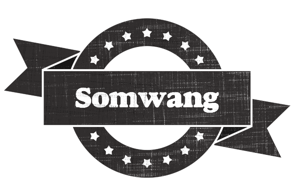 Somwang grunge logo