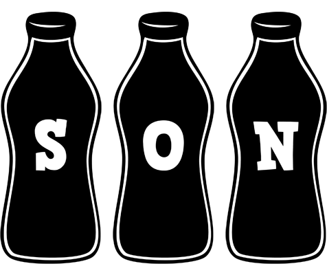 Son bottle logo