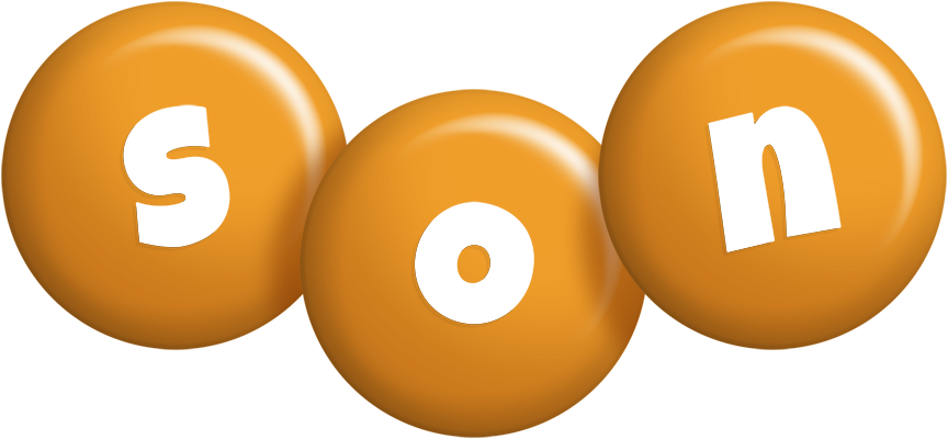 Son candy-orange logo