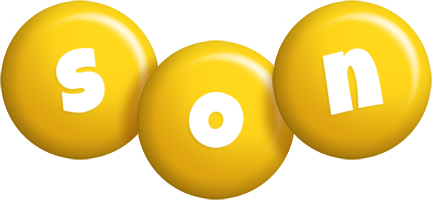 Son candy-yellow logo