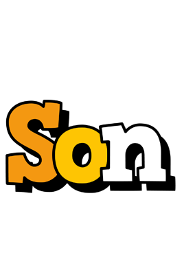 Son cartoon logo