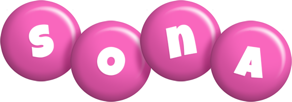 Sona candy-pink logo