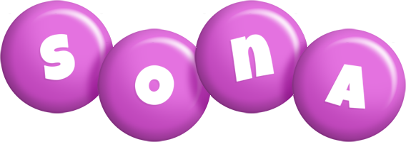 Sona candy-purple logo