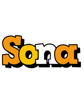 Sona cartoon logo
