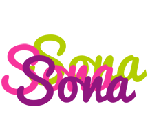 Sona flowers logo