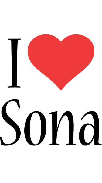Sona i-love logo