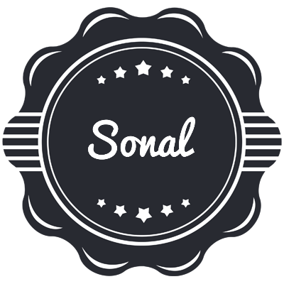 Sonal badge logo