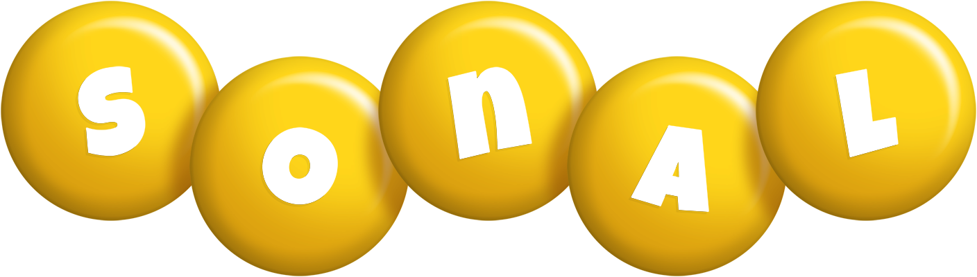 Sonal candy-yellow logo