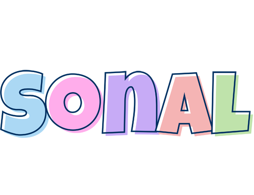 Sonal pastel logo