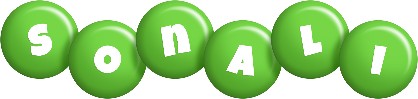 Sonali candy-green logo