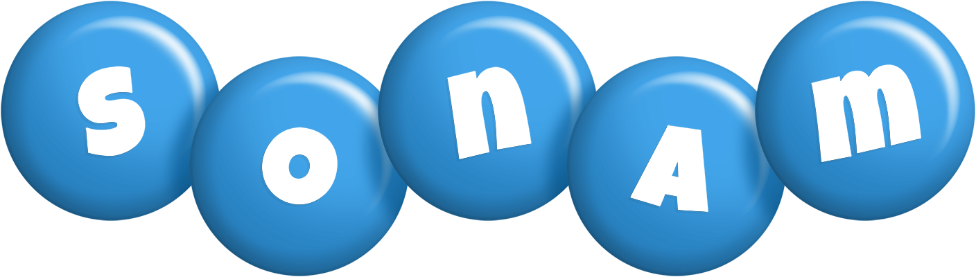 Sonam candy-blue logo