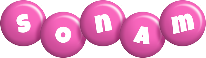 Sonam candy-pink logo