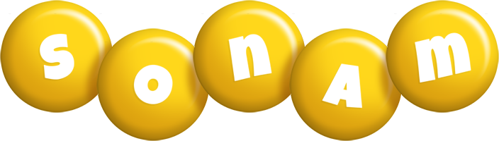 Sonam candy-yellow logo