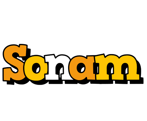 Sonam cartoon logo