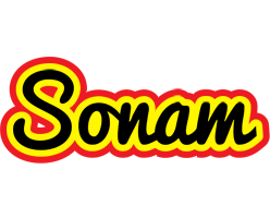 Sonam flaming logo