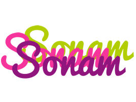 Sonam flowers logo