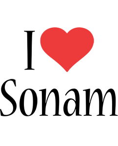 Sonam i-love logo