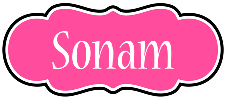 Sonam invitation logo