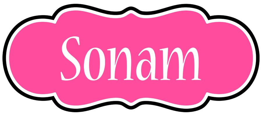 Sonam invitation logo
