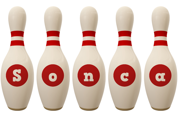 Sonca bowling-pin logo