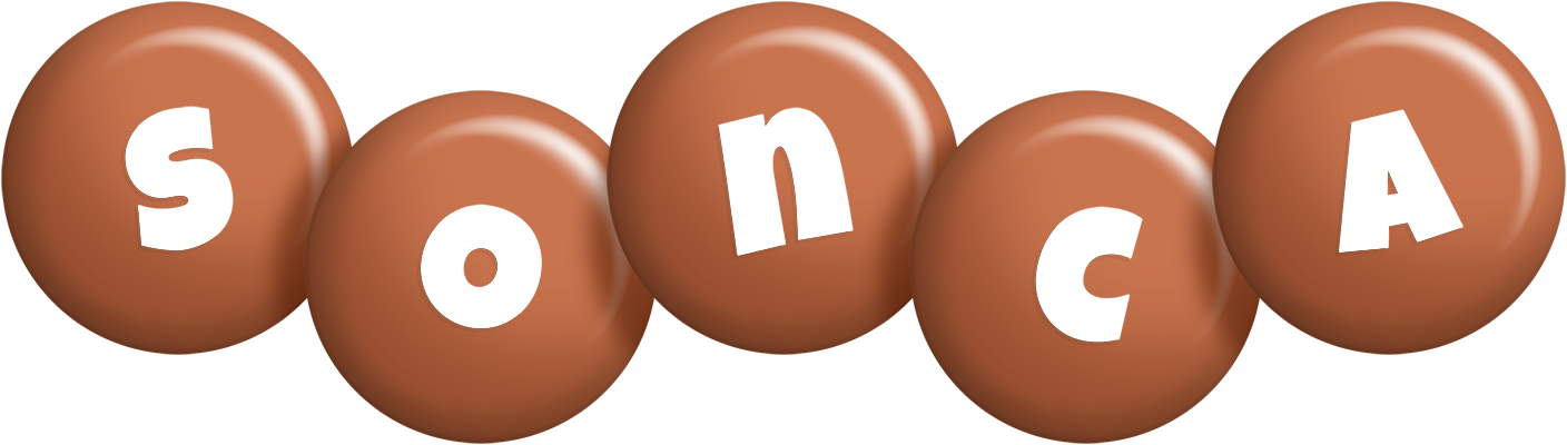 Sonca candy-brown logo