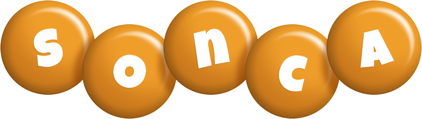 Sonca candy-orange logo
