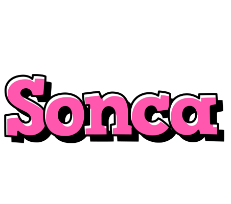 Sonca girlish logo