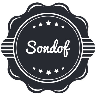 Sondof badge logo