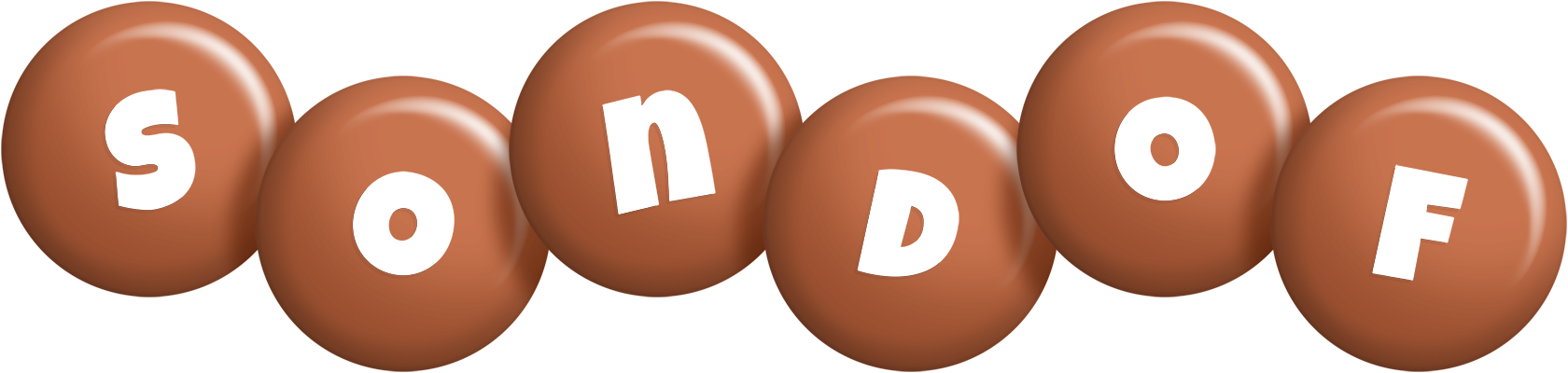 Sondof candy-brown logo