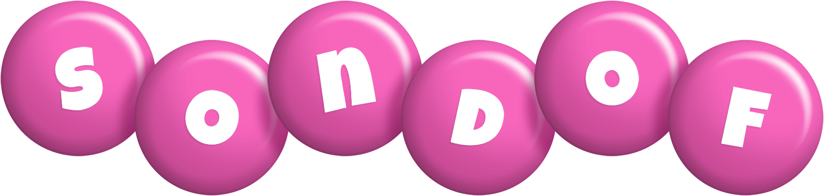 Sondof candy-pink logo