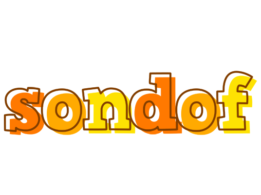 Sondof desert logo