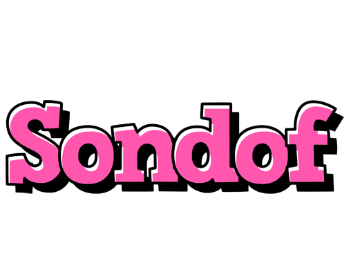 Sondof girlish logo