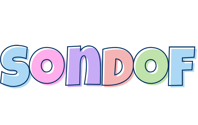 Sondof pastel logo