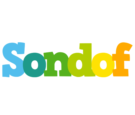 Sondof rainbows logo