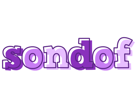 Sondof sensual logo