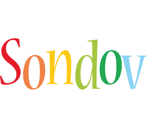 Sondov birthday logo