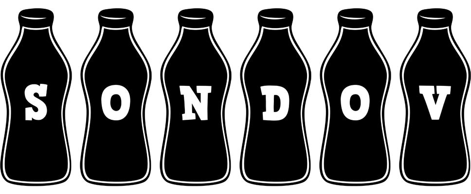Sondov bottle logo