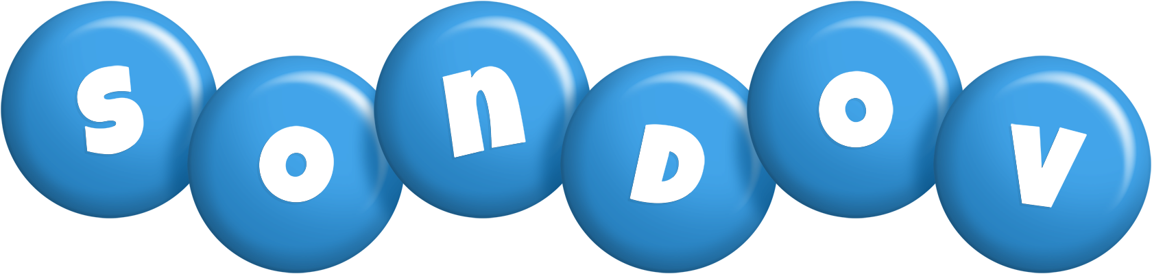 Sondov candy-blue logo