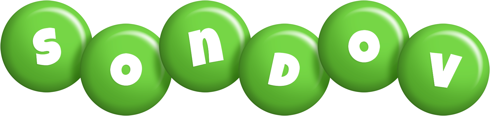 Sondov candy-green logo