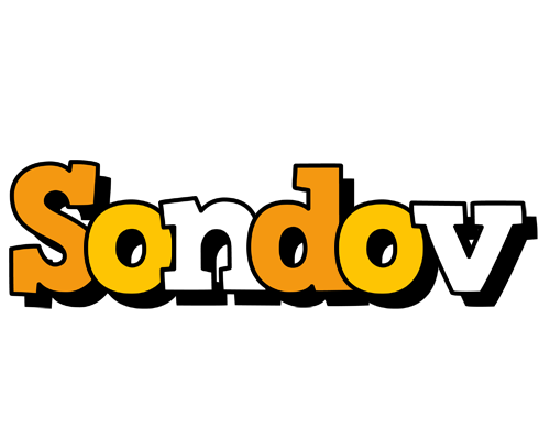 Sondov cartoon logo