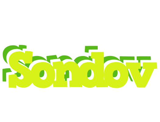 Sondov citrus logo