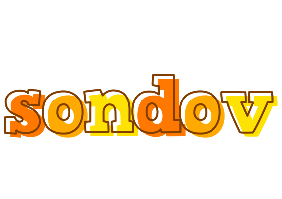 Sondov desert logo
