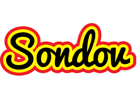 Sondov flaming logo
