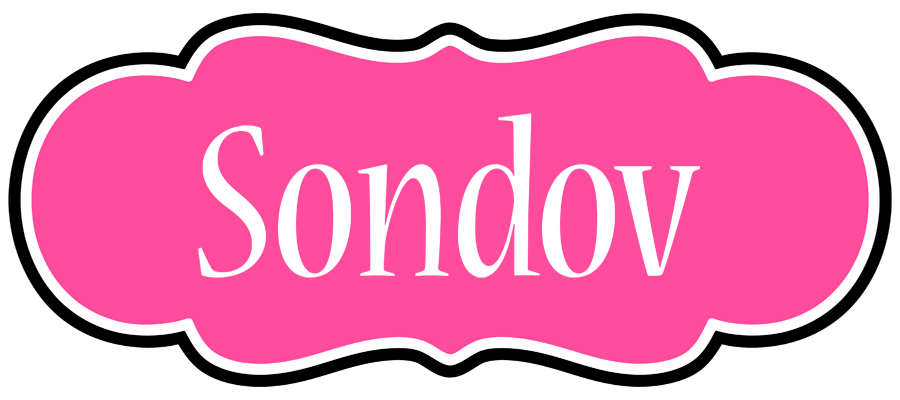 Sondov invitation logo